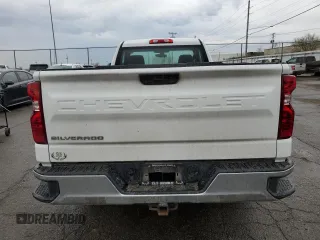 2019 Chevrolet Silverado 1500 Work Truck with VIN 3GCNWAEFXKG193103, listed as a Copart auction lot 50918245 with 53,995 mi miles and Salvage Title. Bid and sale history available at DreamBid. Image 6.
