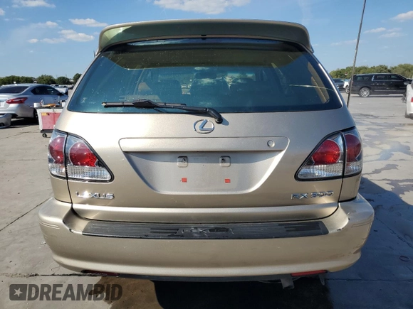 2002 Lexus RX 300 with VIN JTJHF10U620272563, listed as a Copart auction lot 72354434 with 153,330 mi miles and Salvage Title. Bid and sale history available at carsss.com. Image 6.
