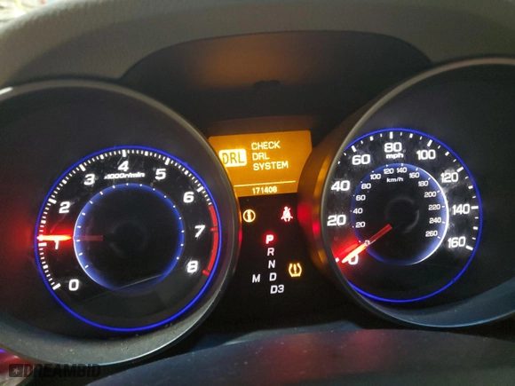 2008 Acura MDX Tech Pkg with VIN 2HNYD283X8H508933, listed as a Copart auction lot 53121965 with 171,408 mi miles and Salvage Title. Bid and sale history available at carsss.com. Image 9.