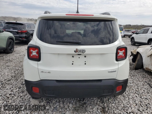 2017 Jeep Renegade Latitude with VIN ZACCJBBB7HPG33623, listed as a Copart auction lot 52420805 with 107,893 mi miles and Salvage title. Bid and sale history available at DreamBid. Image 6.