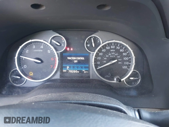 2016 Toyota Tundra 4WD Truck SR with VIN 5TFUW5F1XGX525419, listed as a IAAI auction lot 41460439 with 78,260 mi miles. Bid and sale history available at carsss.com. Image 7.