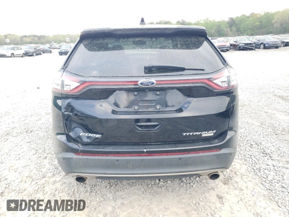 2016 Ford Edge Titanium with VIN 2FMPK3K9XGBB50952, listed as a Copart auction lot 51836585 with 135,940 mi miles and Clean Title. Bid and sale history available at carsss.com. Image 6.