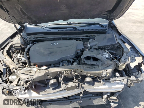 2019 Acura TLX Advance with VIN 19UUB2F8XKA007332, listed as a Copart auction lot 61984505 with 123,542 mi miles and Salvage title. Bid and sale history available at DreamBid. Image 11.