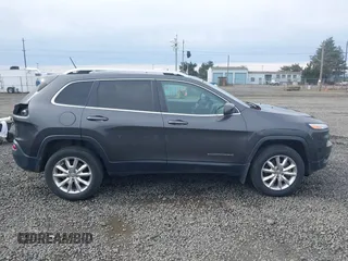 2015 Jeep Cherokee Limited with VIN 1C4PJMDS5FW550282, listed as a IAAI auction lot 41796297 with 96,374 mi miles and . Bid and sale history available at DreamBid. Image 14.