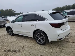 2020 Acura MDX Sport Hybrid w/Technology Pkg with VIN 5J8YD7H54LL000541, listed as a Copart auction lot 46041845 with 0 mi miles and Non Repairable. Bid and sale history available at carsss.com. Image 2.