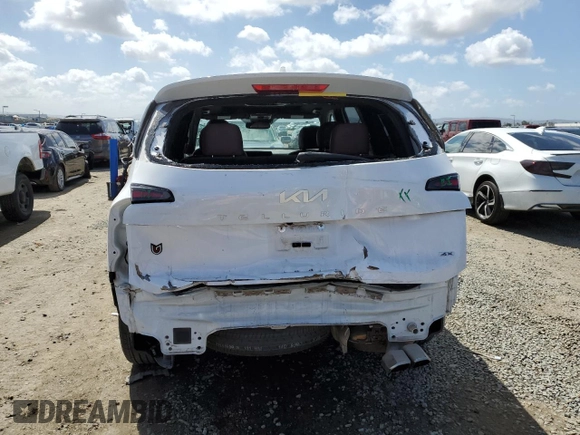2023 Kia Telluride SX Prestige X-Pro z VIN 5XYP5DGC6PG406392, wystawiony jako Copart lot #49264035 z przebiegiem 25 815 mil mil oraz Szkoda całkowita • Salvage title. Historia ofert i sprzedaży dostępna na DreamBid. Obrazek 6.
