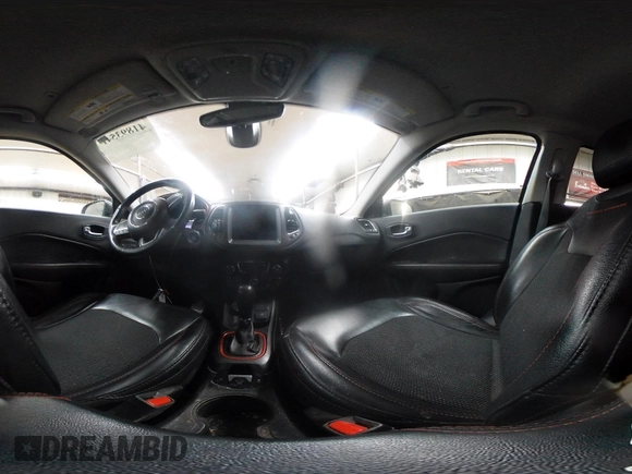 2018 Jeep Compass Trailhawk with VIN 3C4NJDDB5JT451600, listed as a IAAI auction lot 41893541 with 155,528 mi miles and . Bid and sale history available at DreamBid. Image 18.