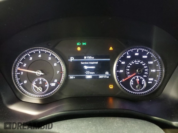 2022 Hyundai Santa Fe SE with VIN 5NMS1DAJ4NH383789, listed as a Copart auction lot 79703944 with 30,717 mi miles and Salvage Title. Bid and sale history available at DreamBid. Image 9.