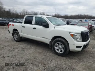 2021 Nissan Titan S with VIN 1N6AA1ECXMN503681, listed as a Copart auction lot 83552914 with 62,232 mi miles and Clean title. Bid and sale history available at DreamBid. Image 4.