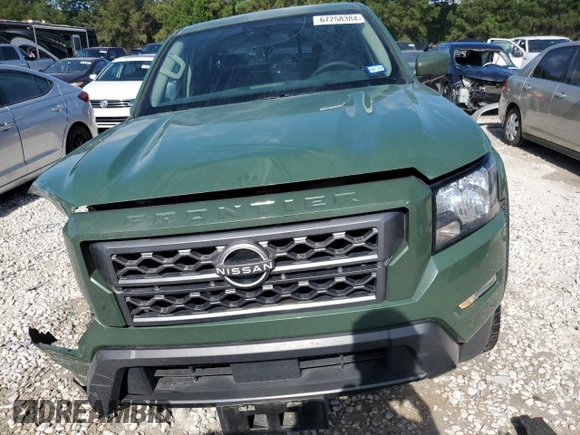 2022 Nissan Frontier S with VIN 1N6ED1EK5NN684352, listed as a Copart auction lot 67258384 with 54,732 mi miles and Salvage Title. Bid and sale history available at carsss.com. Image 5.