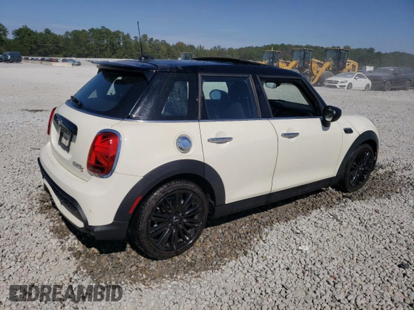 2023 MINI Hardtop 4 Door Cooper S with VIN WMW53DK01P2S63871, listed as a Copart auction lot 76006504 with 23,802 mi miles and Salvage title. Bid and sale history available at DreamBid. Image 3.