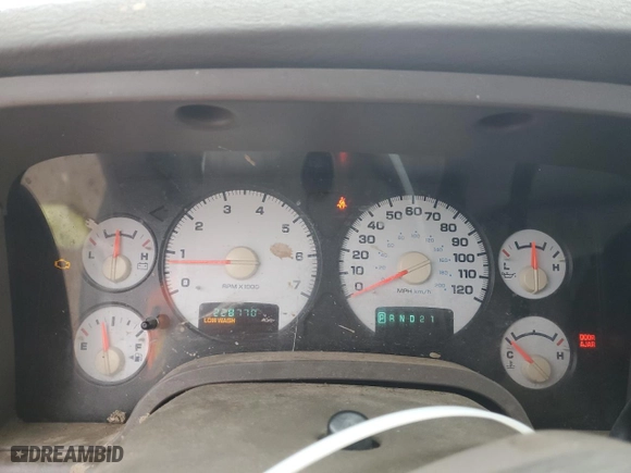 2003 Dodge Ram 1500 ST with VIN 1D7HU18Z63J554955, listed as a Copart auction lot 82993574 with 228,770 mi miles and Salvage Title. Bid and sale history available at carsss.com. Image 9.