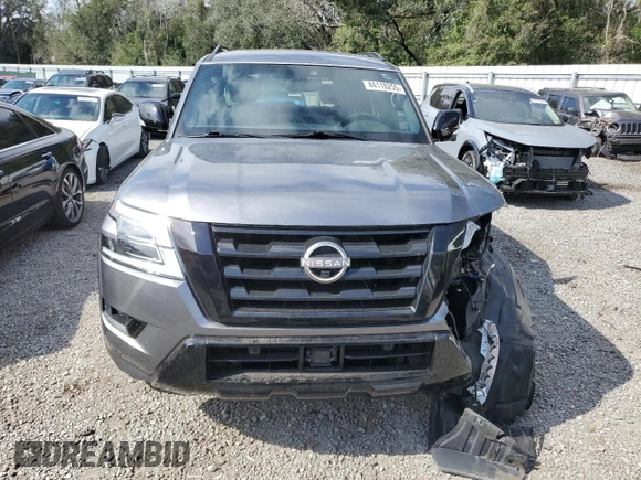 2021 Nissan Armada SL with VIN JN8AY2BA8M9370391, listed as a Copart auction lot 44118255 with 44,841 mi miles and Non Repairable. Bid and sale history available at carsss.com. Image 5.