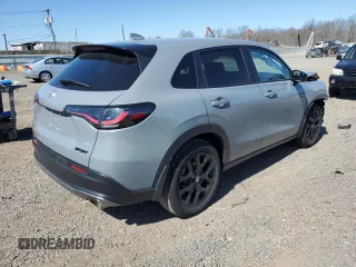 2024 Honda HR-V Sport with VIN 3CZRZ2H58RM742241, listed as a Copart auction lot 50595365 with 9,299 mi miles and Salvage Title. Bid and sale history available at carsss.com. Image 3.