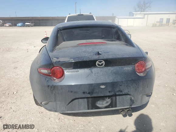 2022 Mazda MX-5 Miata RF Grand Touring with VIN JM1NDAM77N0506567, listed as a Copart auction lot 47171945 with 24,632 mi miles and Salvage Title. Bid and sale history available at carsss.com. Image 6.