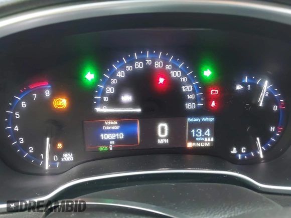 2015 Cadillac SRX z VIN 3GYFNAE37FS597695, wystawiony jako IAAI lot #42184666 z przebiegiem 106 210 mil mil oraz . Historia ofert i sprzedaży dostępna na DreamBid. Obrazek 7.