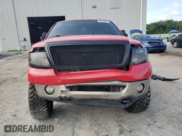 2006 Ford F-150 XLT with VIN 1FTPW14556KB84762, listed as a Copart auction lot 59753685 with 219,242 mi miles and Salvage title. Bid and sale history available at DreamBid. Image 5.