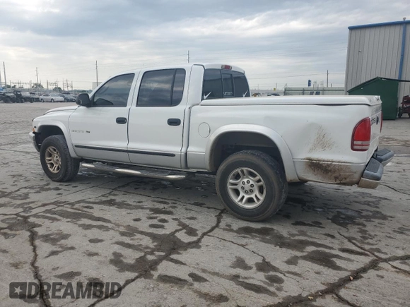 2002 Dodge Dakota SLT z VIN 1B7HG48N22S614075, wystawiony jako Copart lot #57783905 z przebiegiem 247 769 mil mil oraz Szkoda całkowita • Salvage title. Historia ofert i sprzedaży dostępna na DreamBid. Obrazek 2.