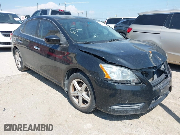 2013 Nissan Sentra SV with VIN 1N4AB7AP9DN906696, listed as a IAAI auction lot 42211135 with 72,210 mi miles. Bid and sale history available at carsss.com. Image 1.