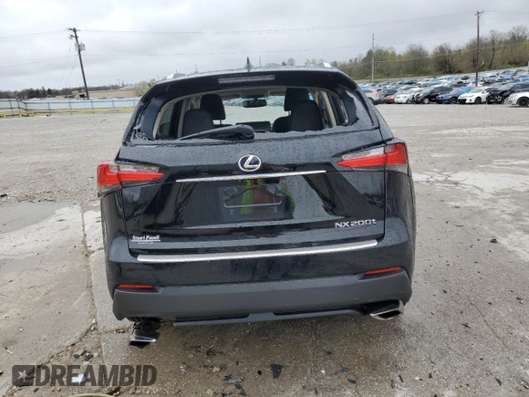 2017 Lexus NX with VIN JTJYARBZ1H2055358, listed as a Copart auction lot 50784545 with 7,719 mi miles and Salvage Title. Bid and sale history available at carsss.com. Image 6.