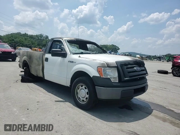 2012 Ford F-150 XL with VIN 1FTMF1CM1CKE17527, listed as a Copart auction lot 62466505 with Not provided miles and Salvage title. Bid and sale history available at DreamBid. Image 12.