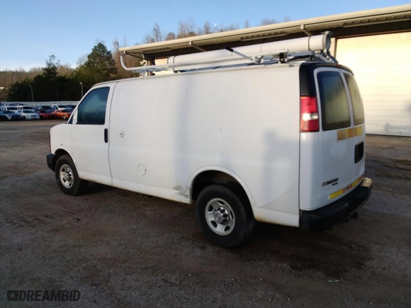2012 Chevrolet Express Cargo Van with VIN 1GCWGFCG1C1191203, listed as a Copart auction lot 52570565 with 192,217 mi miles and Clean Title. Bid and sale history available at carsss.com. Image 2.