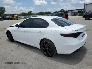 2020 Alfa Romeo Giulia with VIN ZARFAMAN9L7635051, listed as a Copart auction lot 59346453 with 18,796 mi miles. Bid and sale history available at carsss.com. Image 2.