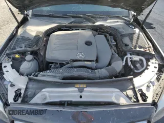 2020 Mercedes-Benz C with VIN WDDWF8DB2LR563401, listed as a Copart auction lot 87764985 with 46,262 mi miles and Salvage Title. Bid and sale history available at carsss.com. Image 11.