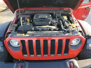2022 Jeep Wrangler Unlimited Rubicon with VIN 1C4HJXFN5NW129979, listed as a Copart auction lot 88922175 with 36,578 mi miles and Salvage title. Bid and sale history available at DreamBid. Image 12.