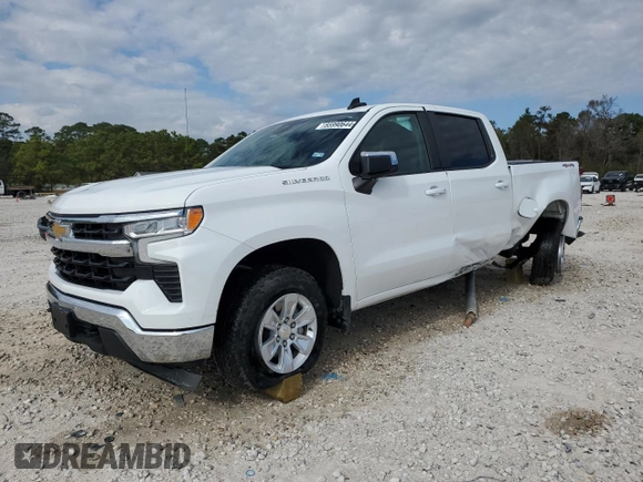 2023 Chevrolet Silverado 1500 LT with VIN 2GCUDDED2P1144267, listed as a Copart auction lot 85990644 with 13,636 mi miles and Salvage Title. Bid and sale history available at carsss.com. Image 1.
