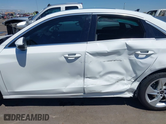 2023 Audi A3 Premium with VIN WAUAUDGY9PA128136, listed as a IAAI auction lot 42229138 with 24,147 mi miles and . Bid and sale history available at DreamBid. Image 14.