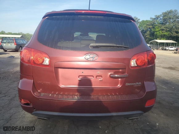 2009 Hyundai Santa Fe SE with VIN 5NMSH13E29H306371, listed as a Copart auction lot 53729715 with 247,619 mi miles and Clean Title. Bid and sale history available at carsss.com. Image 6.
