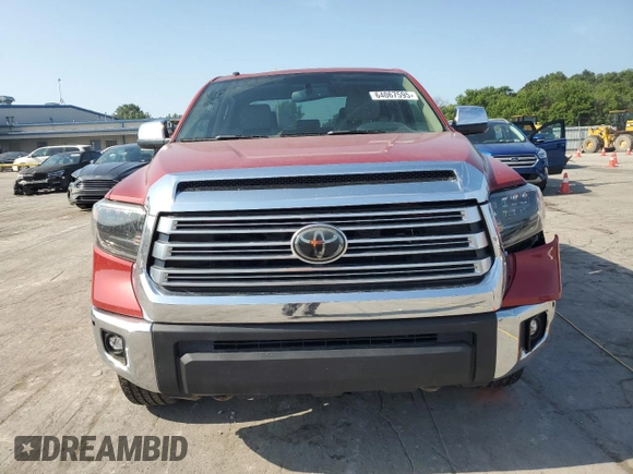 2018 Toyota Tundra SR5 with VIN 5TFHW5F16JX678999, listed as a Copart auction lot 64067595 with 45,627 mi miles and Salvage title. Bid and sale history available at DreamBid. Image 5.