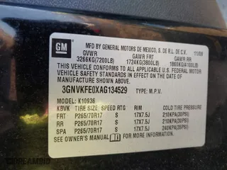 2010 Chevrolet Avalanche LT with VIN 3GNVKFE0XAG134529, listed as a IAAI auction lot 41780745 with 151,150 mi miles. Bid and sale history available at carsss.com. Image 9.