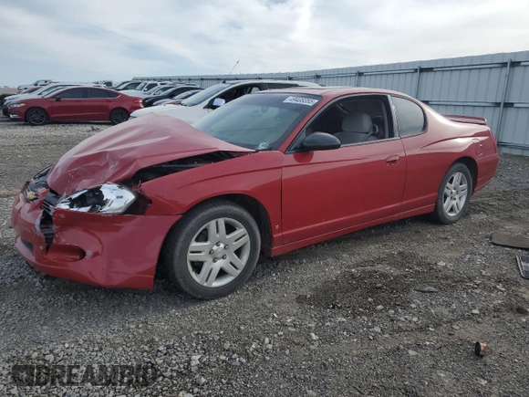 2007 Chevrolet Monte Carlo LT with VIN 2G1WK15K779417046, listed as a Copart auction lot 49408355 with Not provided miles and Non repairable. Bid and sale history available at DreamBid. Image 1.