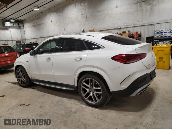 2022 Mercedes-Benz GLE 53 AMG with VIN 4JGFD6BB2NA823655, listed as a Copart auction lot 53130005 with 15,657 mi miles and Clean title. Bid and sale history available at DreamBid. Image 2.