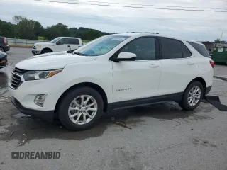 2018 Chevrolet Equinox LT with VIN 3GNAXJEV0JS557535, listed as a Copart auction lot 59991555 with 124,837 mi miles and Salvage title. Bid and sale history available at DreamBid. Image 1.