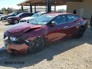2017 Nissan Maxima SV with VIN 1N4AA6AP2HC417507, listed as a Copart auction lot 50403985 with 49,212 mi miles and Salvage Title. Bid and sale history available at carsss.com. Image 1.
