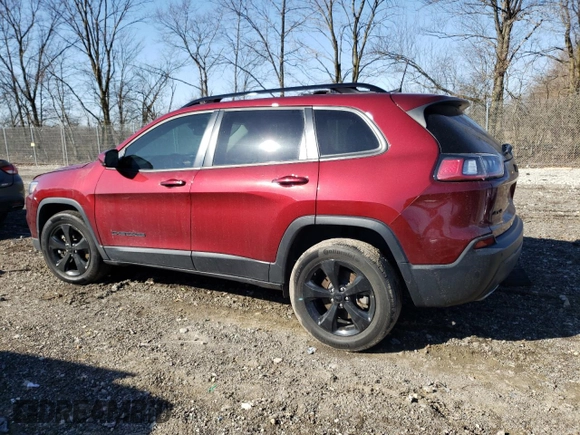 2020 Jeep Cherokee Altitude with VIN 1C4PJMLN1LD553943, listed as a Copart auction lot 48331895 with 53,621 mi miles and Salvage Title. Bid and sale history available at carsss.com. Image 2.