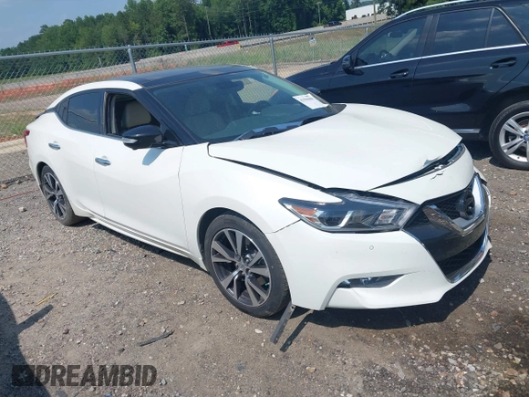2017 Nissan Maxima S with VIN 1N4AA6APXHC371182, listed as a IAAI auction lot 42596000 with 159,710 mi miles and . Bid and sale history available at DreamBid. Image 1.