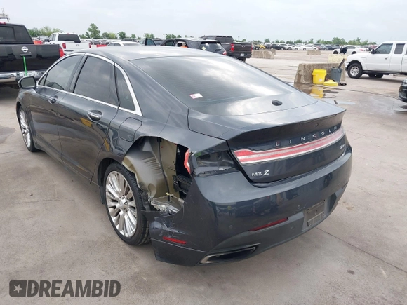 2014 Lincoln MKZ z VIN 3LN6L2G98ER830388, wystawiony jako IAAI lot #42104116 z przebiegiem 108 219 mil mil oraz . Historia ofert i sprzedaży dostępna na DreamBid. Obrazek 3.