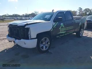 2018 Chevrolet Silverado 1500 Custom with VIN 1GCRCPEC6JZ199689, listed as a IAAI auction lot 41444651 with 136,998 mi miles. Bid and sale history available at carsss.com. Image 17.