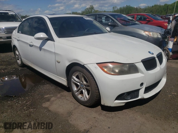 2008 BMW 3 Series 328xi with VIN WBAVC73528KP38456, listed as a Copart auction lot 54855785 with 267,668 mi miles and Clean title. Bid and sale history available at DreamBid. Image 4.
