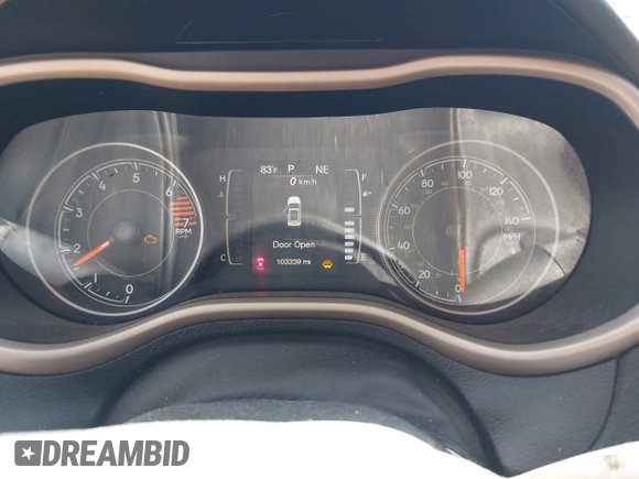2017 Jeep Cherokee Latitude with VIN 1C4PJLCB8HW667384, listed as a IAAI auction lot 42047427 with 103,339 mi miles and . Bid and sale history available at carsss.com. Image 7.