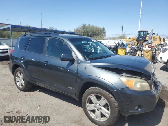 2006 Toyota RAV4 Sport with VIN JTMBD32V066010296, listed as a Copart auction lot 59923645 with 199,449 mi miles and Salvage title. Bid and sale history available at DreamBid. Image 4.