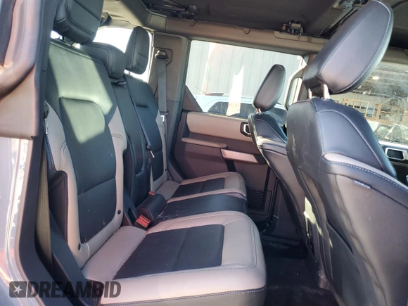 2022 Ford Bronco with VIN 1FMEE5DPXNLB41865, listed as a Copart auction lot 88532235 with 44,694 mi miles and Salvage Title. Bid and sale history available at DreamBid. Image 10.
