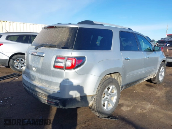 2015 GMC Acadia SLE with VIN 1GKKRNED1FJ294538, listed as a IAAI auction lot 41630960 with 42,934 mi miles and . Bid and sale history available at DreamBid. Image 4.