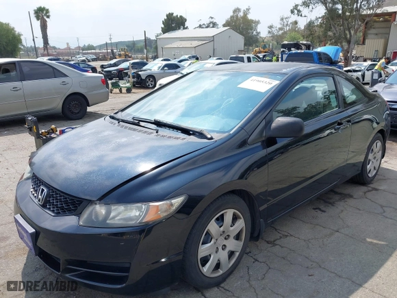 2010 Honda Civic Cpe LX with VIN 2HGFG1B60AH536376, listed as a IAAI auction lot 41905320 with 121,602 mi miles. Bid and sale history available at carsss.com. Image 2.