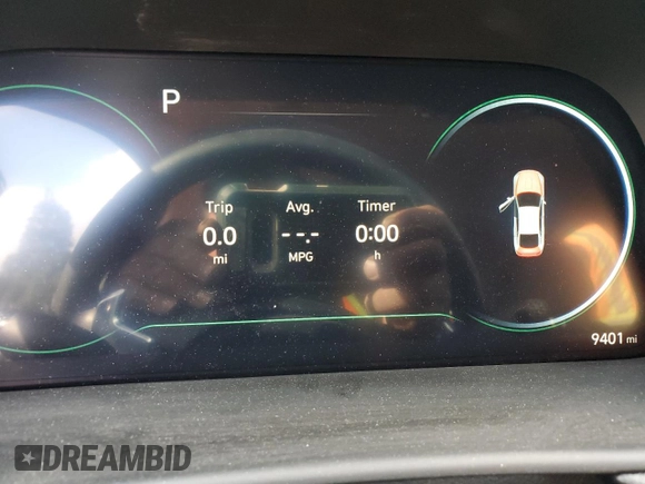 2022 Hyundai Sonata Hybrid Limited with VIN KMHL54JJ8NA038750, listed as a Copart auction lot 46151403 with 9,401 mi miles. Bid and sale history available at carsss.com. Image 9.