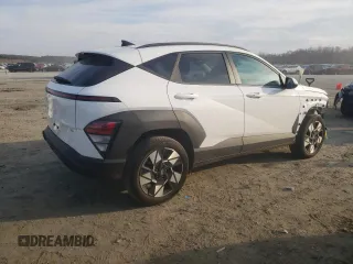 2024 Hyundai Kona SEL with VIN KM8HBCAB7RU038874, listed as a Copart auction lot 44192625 with 24,666 mi miles and Clean Title. Bid and sale history available at carsss.com. Image 3.